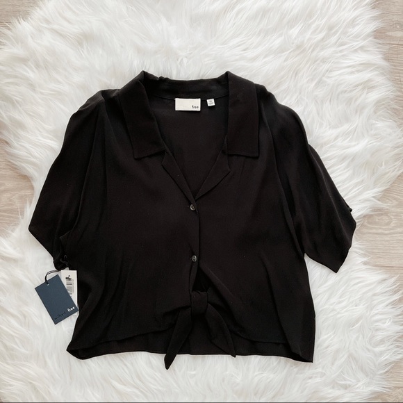 Wilfred Free Tie Front Blouse - Picture 2 of 3